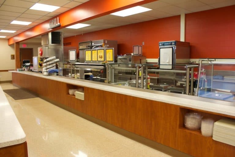 IEI General Contractors St. Mary’s Hospital Medical Center Cafeteria Project – Cafeteria and Serving Areas