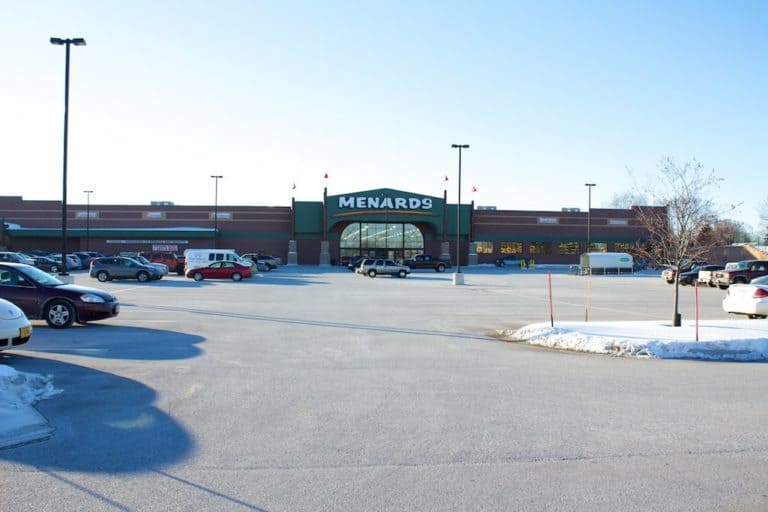 IEI General Contractors Menards Project – Large Box Retail Store Exterior