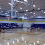 IEI General Contractors Denmark High School Gymnasium Project – Gym Interior 3